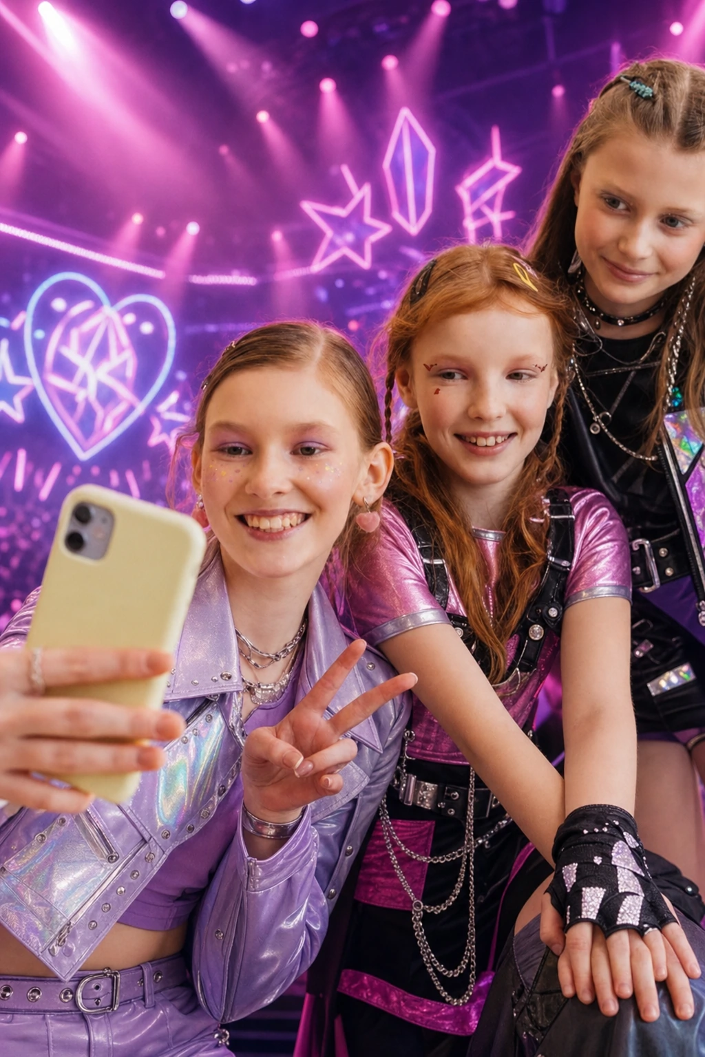 Trio proměněné v K-pop fantasy hrdinky